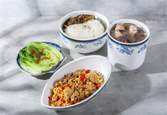 小炒黄牛肉套餐